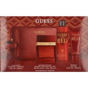 Guess Mens Seductive Red Gift Set