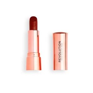Revolution Satin Kiss Lipstick Deep Nude