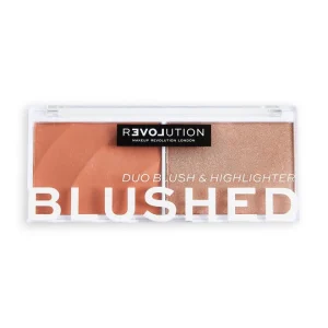 Revolution Duo Blush Highlighter Blushed Queen