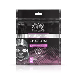 Eva Skin Clinic Charcoal 3 Sheet Mask