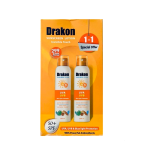 Drakon Sunscreen Lotion Spf 50+ 200Ml 1+1