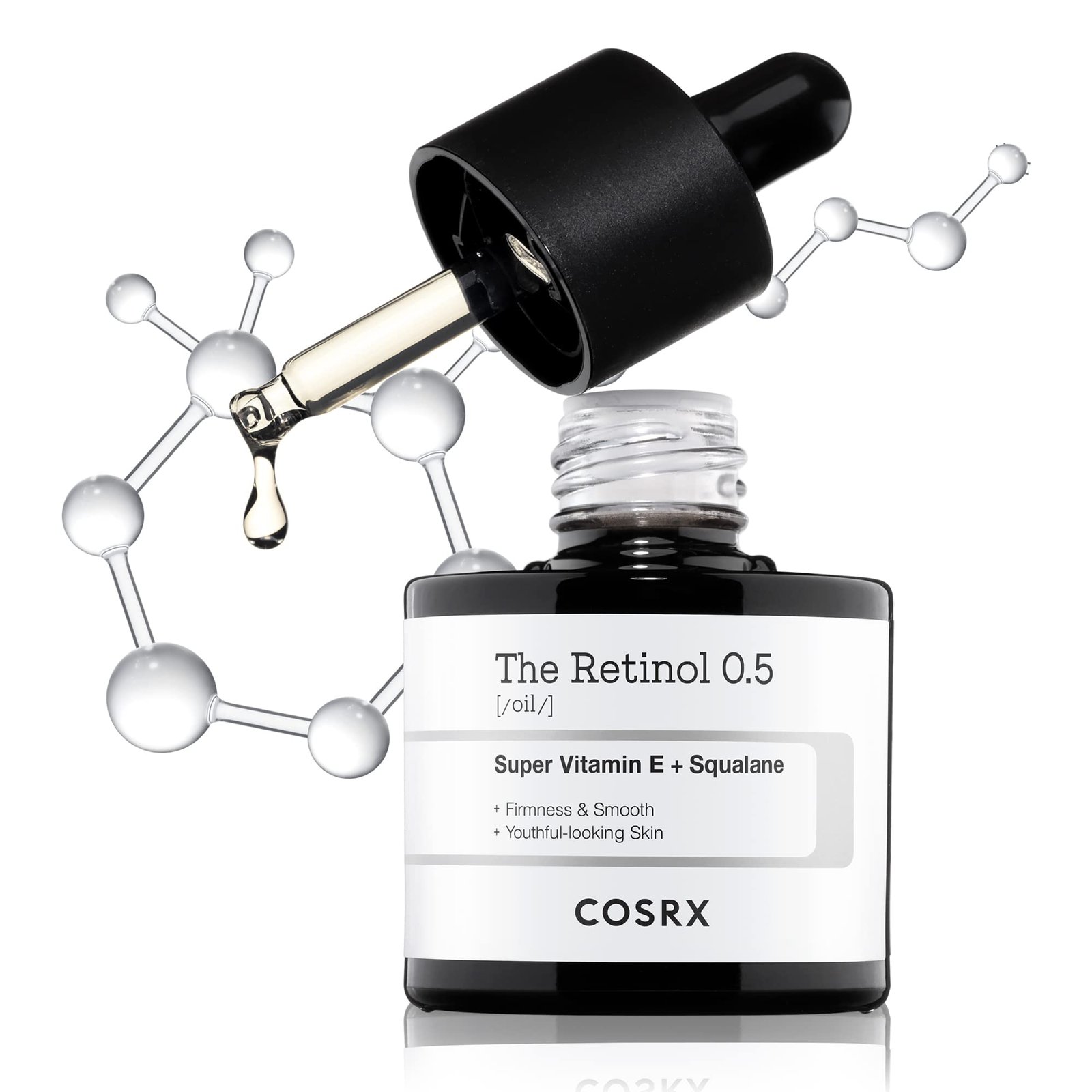 Cosrx - The Retinol 0.5 Oil Super Vitamin E + Squalane 20ml