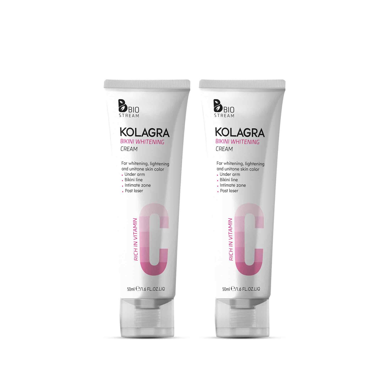 Kolagra Bikini whitening Cream 50ml 1+1