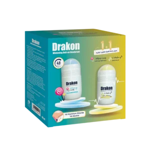 Drakon Whitening Roll-On Deodorant 1+1(C-Pulse and Lollipop Candy )